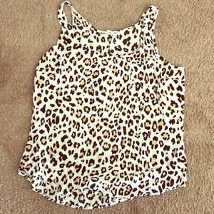 Small Leopard silk blouse